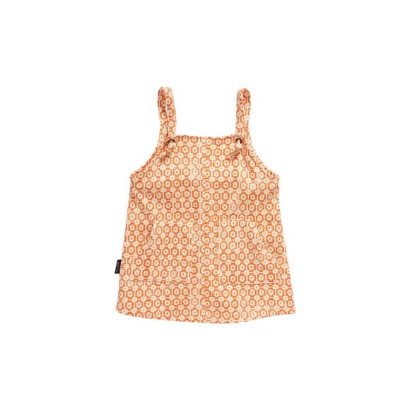 Tiny Tribe Kids Retro Pinafore Dress - Picture 1 of 5
